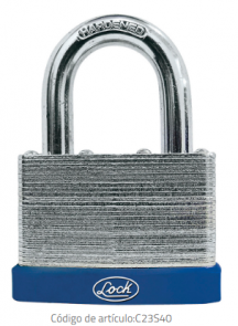 Candado laminado corto 40 mm lock